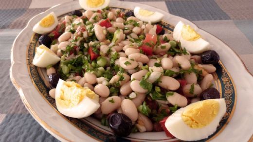 Kuru Fasülye Piyaz Tarifi ve Malzemeleri